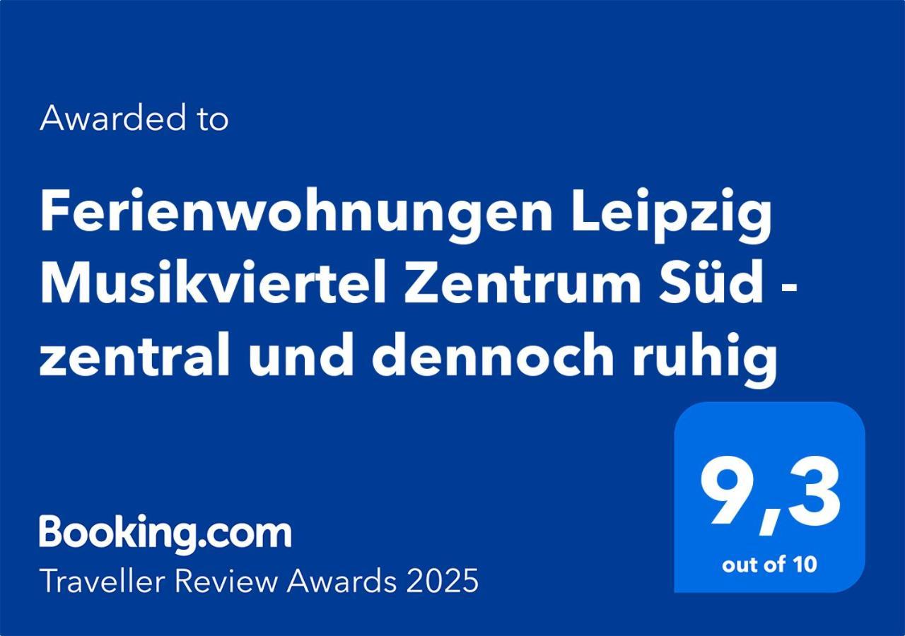 Ferienwohnungen Leipzig Musikviertel Zentrum Sued - Zentral Und Dennoch Ruhig Экстерьер фото